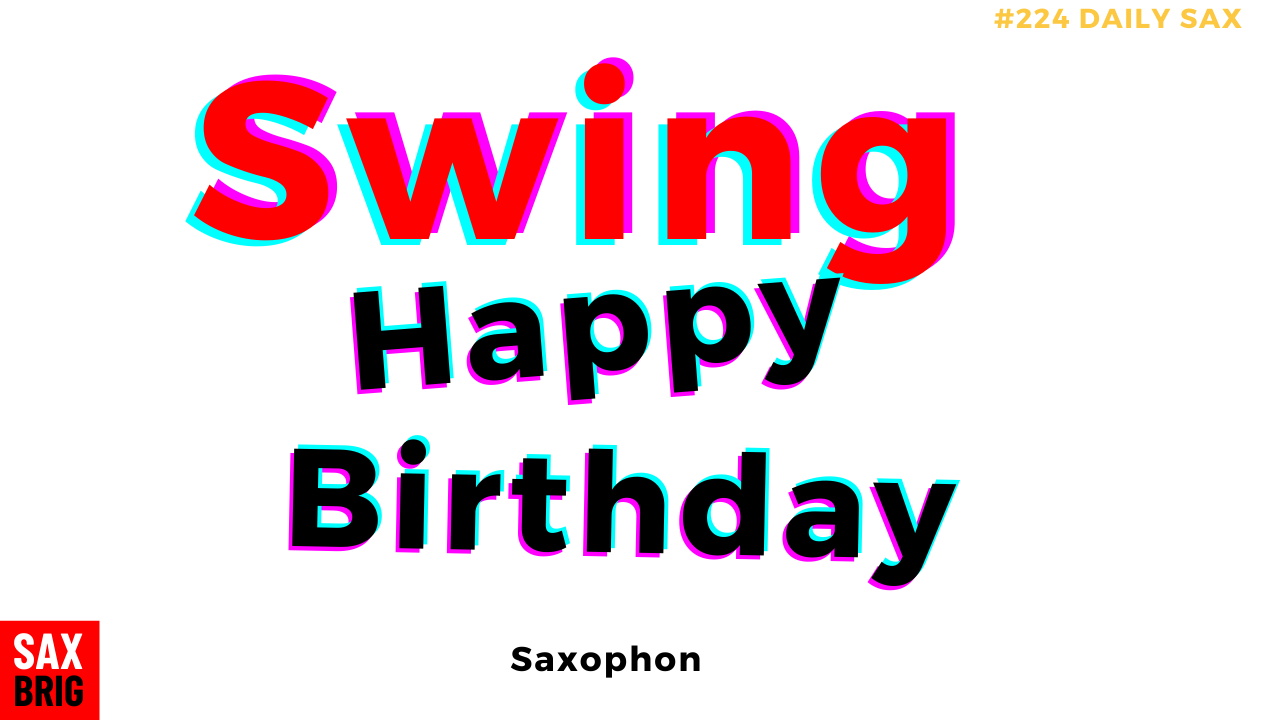 Happy Birthday Saxophon